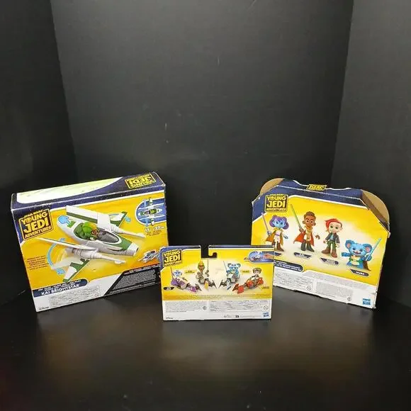 Lot of 3 Star Wars Young Jedi Adventures Toys, Packaging Damaged - Picture 7 of 7